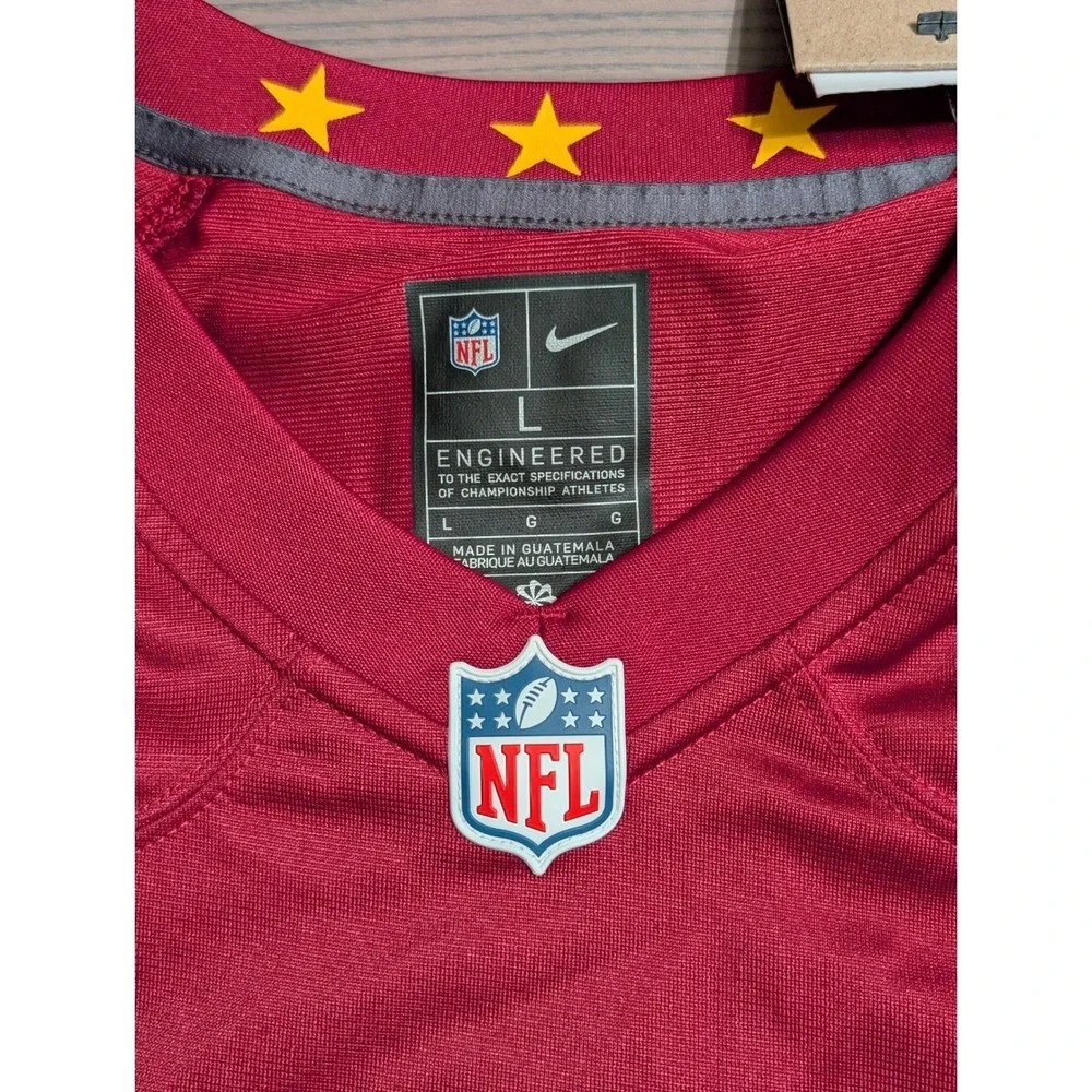 NEW Nike NFL Washington Commanders Terry McLaurin 17 Jersey Mens Large Burgundy